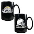 San Diego Chargers NFL 2pc Coffee Mug Set-Helmet/Primary Logo