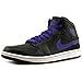 Jordan Air Jordan 1 Retro '86 Men Round Toe Leather Black Basketball Shoe