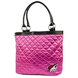 NHL Phoenix Coyotes Pink Quilted Tote