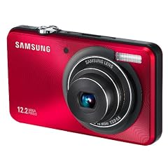 Samsung ST45 Digitalkamera (12 Megapixel, 3-fach Zoom, 6,9 cm (2,7 Zoll) Display, Bildstabilisierung) red