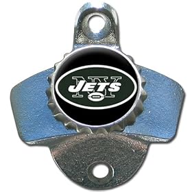 New York Jets Wall Mount Bottle Opener