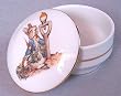 Peter Rabbit in the Garden Round Porcelain Box with Lid