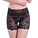 LANBAOSI Women's Rose Floral Lace High Waist Safety Leggings Underwear