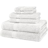 Pinzon Egyptian Cotton 6-Piece Towel Set - White