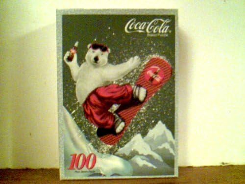 Coca Cola Snowboard Bear - 100 Piece Puzzle 11.5 x 16.25 (c1998) by Warren Industries