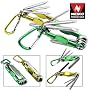 Pocket Size Folding Screwdriver Torx Set with Keychain Snap Hook