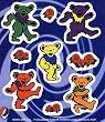 Grateful Dead Dancing Bears Stickers-For Cell phones, Pods or wherever!