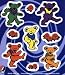 Grateful Dead Dancing Bears Stickers-For Cell phones, Pods or wherever!