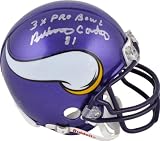 Mounted Memories Minnesota Vikings Anthony Carter Autographed Mini Helmet