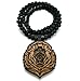 Engraved Lion Head Pendant 36