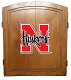 Nebraska Cornhuskers Dart Board Cabinet