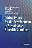 Critical issues for the development of sustainable e-health solutions
