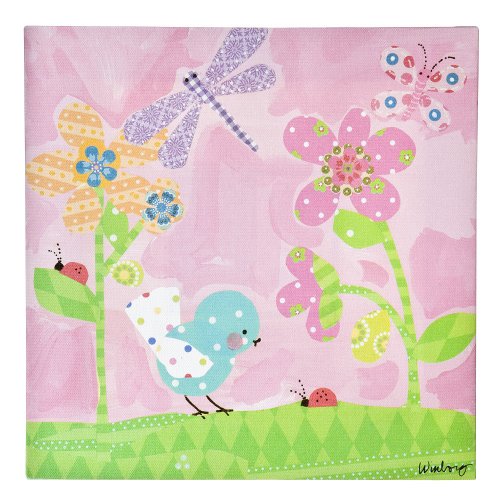 Oopsy Daisy too Pretty Pink Flower Wall Art – 10×10″