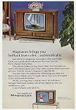 1967 Magnavox Aegean Classic True Color Television Print Ad