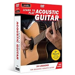 Learn to Play Acoustic Guitar (4-DVD) for beginners