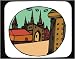 Mouse Pad with colony, Austria Hungary, road, structure, apartment, tower, Europe, architecture, building