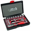 Peddinghaus 9017000000 Steckschl�sselsatz 3/8 17-teilig rot/schwarz