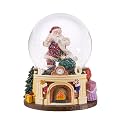 Musical Santa's List Water Globe
