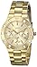 GUESS Women's U11058L1 Feminine Hi-Shine Mid-Size Gold-Tone Sport Watch