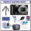 Panasonic Lumix DMC-ZS3 10MP Digital Camera (Black) + Willoughbys 2GB SD Standard Accessory Bundle + Joby Gorillapod Flexible Mini Tripod
