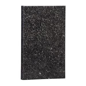 Anigmo S010 Adelaide Black Granite Stone Plate, Black by 