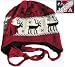 Wildlife Series Reindeer-Earflap Hat-Midas Red/Black/Gravel