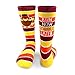 Gone For a Run Run Now Gobble Later | Running Woven Mid Calf Socks Thanksgiving Socks | Small