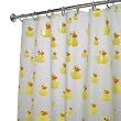 InterDesign EVA Shower Curtain, Ducks