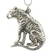 Tiger Pendant with 1.2mm Ball Chain 16 to 18" Adjustable Necklace