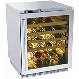 Perlick Hp24wo-3l 45 Bottle Outdoor Freestanding Wine Reserve - Glass Door  ....