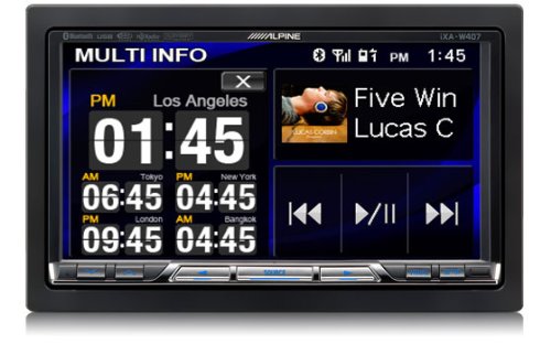 Alpine IXA-W407 - Digital player with LCD monitor and radio