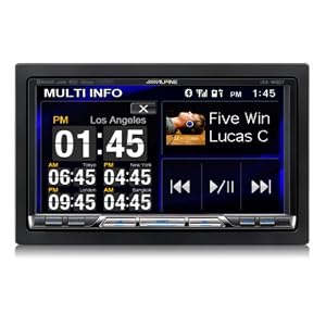 Alpine IXA-W407 - Digital player with LCD monitor and radio