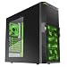 Sharkoon T9 Value Green PC-Geh�use ATX Midi Tower
