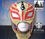 WWE Series 5 Rey Mysterio Kid Size Replica Gold and Red MaskIMAGE