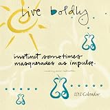 2012 Live Boldly Wall Calendar Wall calendar