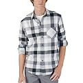 Shaun White 4 Target Digital Plaid Woven Shirt - Gray