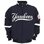New York Yankees MLB Blue Adult Therma Base Premier Official Dugout Jacket By Majestic