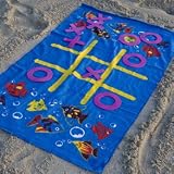 Tic Tac Toe Beach Towel Game