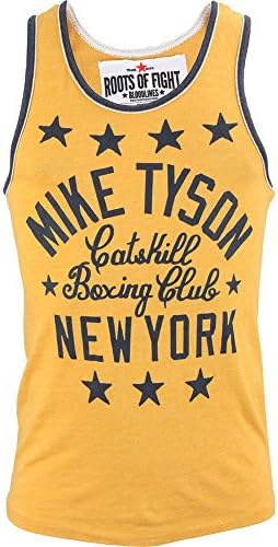 Roots of Fight Kid Dynamite Tank Yellow X-Large