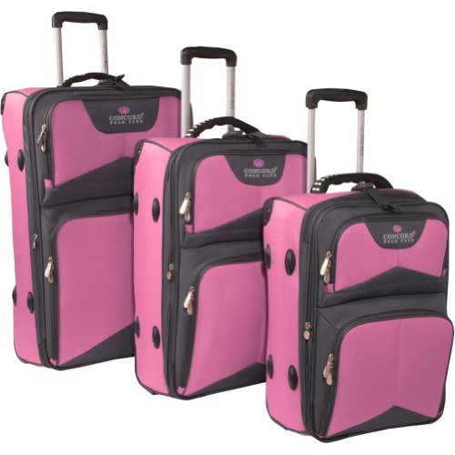 Maestro Luggage Concord Polo Club Classic Lightweight 3-Piece Luggage Set