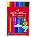 Faber-Castell 155310 - Fasermaler Grip Colour Marker, 10 St�ck
