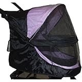 Pet Gear Happy Trails Weather Cover for No Zip Pet Stroller, Black