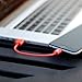 Fire Extinguisher Cable - 6 Inch [Apple MFi Certified] Lightning to USB on the go cable for iPhone 6 / iPhone 6 plus