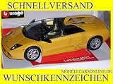 BBurago 18-11004 - Diamond Collezione 1:18 Lamborghini Murci&eacute;lago Roadster gelb