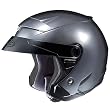 HJC Metallic Men's FS-3 Touring Motorcycle Helmet w/ Free B&F Heart Sticker Bundle - Anthracite