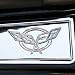 Corvette Door Sill Plates - Billet Chrome with C5 Logo :...