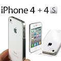 AEVI24 Apple iPhone 4S 4 4G Designer Crystal Case Schutzh�lle Klar H�lle Etui Tasche Case Hard Cover Transparent (durchsichtig) TOP