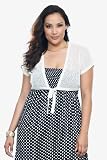 Torrid Plus Size Ivory Open Knit Shrug