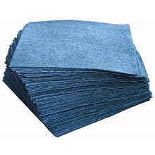 Oil-Dri L90714 Resorb Square Heavy Weight Needle Punched Industrial Rug, 18' L x 18" W, 50 per Bale
