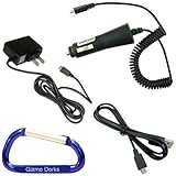 Premium Charging Combo Kit: USB 2in1 Data Hotsync Charging Cable, Car / Aut ....